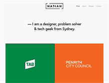 Tablet Screenshot of nathanstreater.com.au